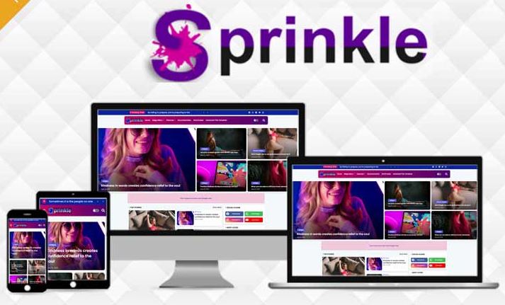 Sprinkle – Ingenious & Magazine Blogger Template