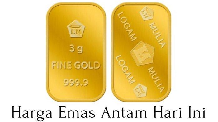 Harga Emas Antam Meroket Jelang Lebaran, Turun Rp53.000 per Gram, Ini Rinciannya