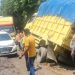 Macet Parah di Jalan Lintas Riau-Sumut, Kendaraan Rusak
