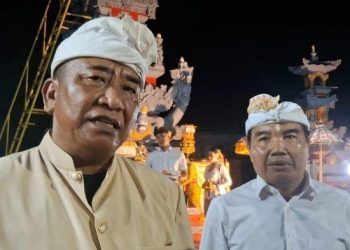 Ibadah Nyepi: Puluhan Umat Hindu Hadiri Tauru Agung di Pura Giri Jagatnata