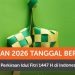 Negara-Negara Merayakan Lebaran 1447 H pada Jumat 20 Maret 2026