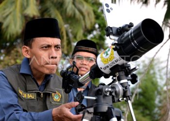 Pengamatan hilal penetapan 1 Syawal 1447 H di Jepara digelar di Pantai Kartini, ini pesertanya